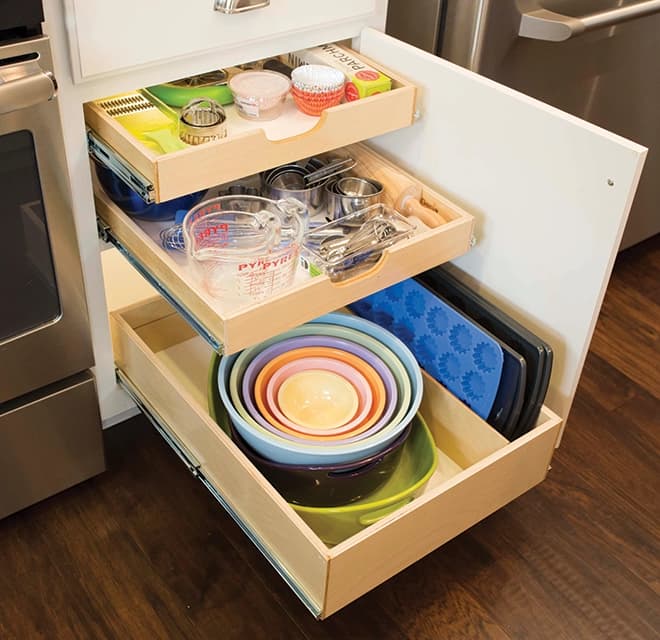 Benefits of custom pots and pans storage