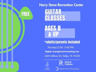 Harry Stone Recreation Center Free Community Guitar Classes