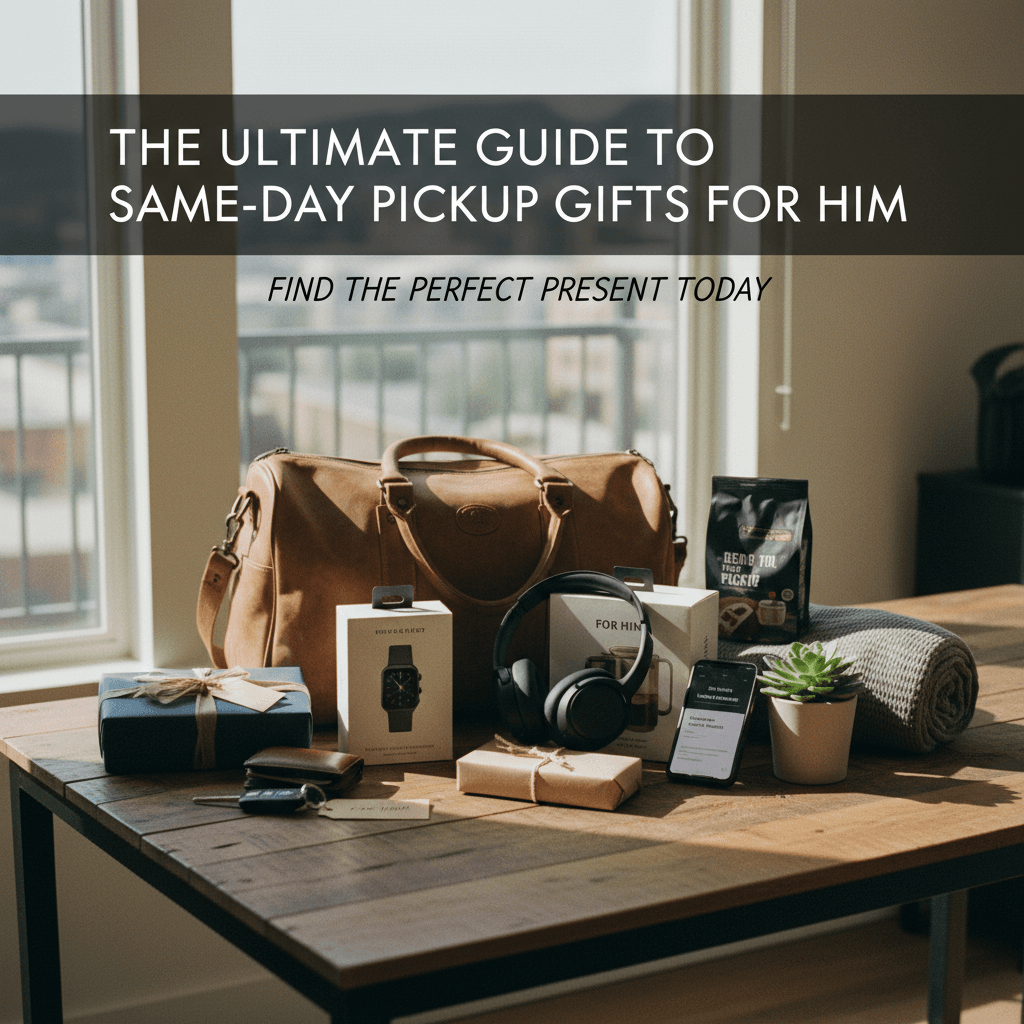 The Ultimate Guide to Same-Day Pickup Gifts for Him: Find the Perfect Present Today
