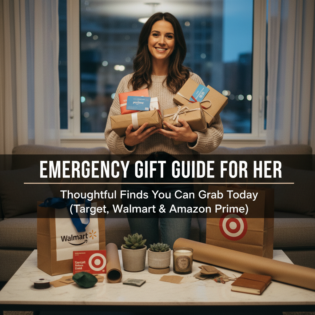 Emergency Gift Guide for Her: Thoughtful Finds You Can Grab Today (Target, Walmart & Amazon Prime)
